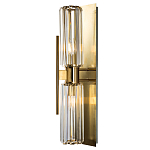 Бра с двумя хрустальными цилиндрическими плафонами Glass TUBE варинант исполнения - 2 | Loft Concept в Самаре