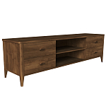 ТВ-тумба с 4-мя ящиками и полками из массива бука Tasteful Furniture варинант исполнения - 1 | Loft Concept в Самаре