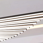 Люстра в виде распахнутых крыльев из тонких металлических планок Flight of Freedom варинант исполнения - 12 | Loft Concept в Самаре