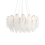 Люстра Mont Saint-Michel Золотая с Рельефным Стеклом варинант исполнения - 4 | Loft Concept в Самаре