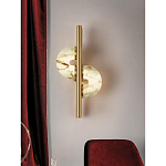 Бра  с фигурным мраморным рассеивателем Spiral of Warm Light варинант исполнения - 7 | Loft Concept в Самаре