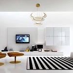 Люстра подвесная с 3-мя кольцевыми светодиодными лампами Catcher варинант исполнения - 2 | Loft Concept в Самаре