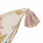 Чехол на подушку с кисточками и вышивкой птиц Ethnic mix Birds Rect варинант исполнения - 2 | Loft Concept в Самаре