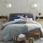 Бра из металла и дерева Ruell White Metal Wooden Wall Lamp варинант исполнения - 4 | Loft Concept в Самаре