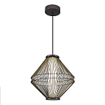 Подвесной светильник с плетеным металлическим каркасом Metal Interweaving варинант исполнения - 1 | Loft Concept в Самаре