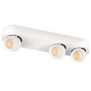 Накладной спот светодиодный с тремя регулируемыми цилиндрическими плафонами на овальном основании Architect’s Vision