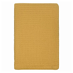 Плед из шерсти цвета охры с бахарамой Waffle Comfort варинант исполнения - 1 | Loft Concept в Самаре