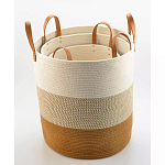 Корзина для хранения с ручками Interlacement Stripes S варинант исполнения - 1 | Loft Concept в Самаре