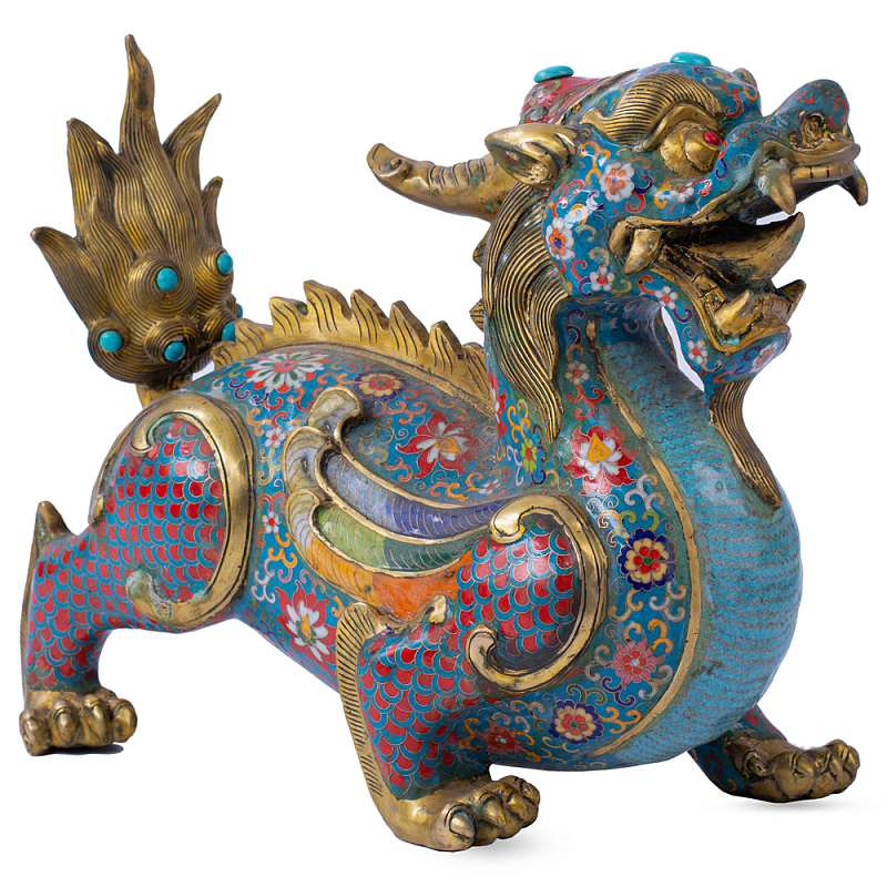 Большой Бронзовый Китайский дракон Мульти в Самаре | Loft Concept 