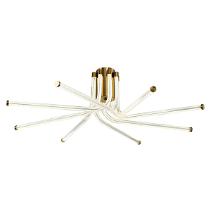 Потолочный светильник светодиодный из стали Trumpet Tube Bronze