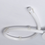 Люстра белого цвета с тремя изогнутыми светодиоидными плафонами Luke Lampco Tracer Lamp варинант исполнения - 8 | Loft Concept в Самаре