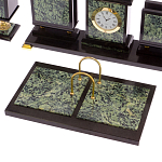 Настольный письменный набор из нефрита на ножках Executive Recruitment варинант исполнения - 2 | Loft Concept в Самаре