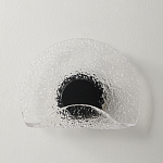 Бра из текстурированного прозрачного стекла с изогнутым краем Textured Glass  варинант исполнения - 4 | Loft Concept в Самаре