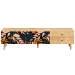Длинная ТВ-тумба с принтом на ящиках Elise TV Stand варинант исполнения - 10 | Loft Concept в Самаре