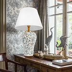 Настольная лампа с цветочной росписью Lamp Flower Painting варинант исполнения - 5 | Loft Concept в Самаре