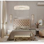 Бра с каскадом из прозрачного хрусталя и корпусом золотого цвета Constant Sparks варинант исполнения - 6 | Loft Concept в Самаре