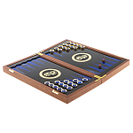 Нарды настольные из натурального камня лазурит и долерит Backgammon from Stone варинант исполнения - 3 | Loft Concept в Самаре