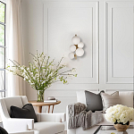 Бра с золотым основанием и 5-ю белыми шарообразными плафонами Bubble варинант исполнения - 4 | Loft Concept в Самаре