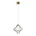 Подвесной светильник с плафоном из фактурного прозрачного стекла Light Ensemble варинант исполнения - 8 | Loft Concept в Самаре