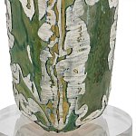 Настольная лампа керамическая с кремовым абажуром Scenic Column варинант исполнения - 2 | Loft Concept в Самаре