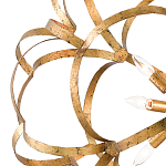 Люстра круглая в виде объёмного цветка Golden Flower Sphere варинант исполнения - 1 | Loft Concept в Самаре