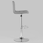 Барный стул с сиденьем серого цвета Honory варинант исполнения - 2 | Loft Concept в Самаре
