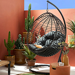 Подвесное уличное кресло Wallaker Hanging Chair варинант исполнения - 8 | Loft Concept в Самаре