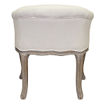 Кресло низкое в стиле прованс Бежевый Лен Louis French Armchair  варинант исполнения - 2 | Loft Concept в Самаре