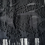 Гобелен из шерсти мериноса с узелками Ночь  варинант исполнения - 1 | Loft Concept в Самаре