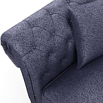 Мебельная ткань Шенилл синий цвет 138 см T4-33 варинант исполнения - 7 | Loft Concept в Самаре