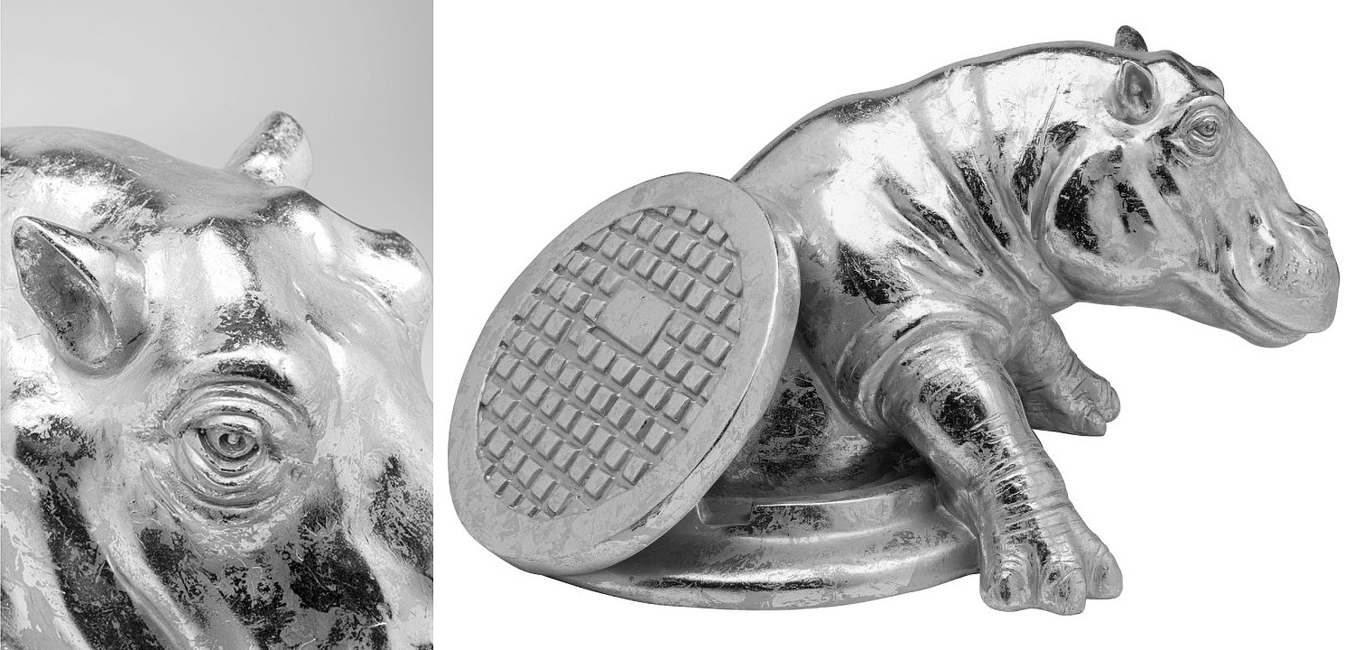 Статуэтка Chrome Hippo - Loft-Concept в Самаре