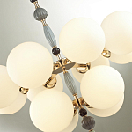 Люстра со вставками из керамики SkyEast 12 ламп варинант исполнения - 3 | Loft Concept в Самаре