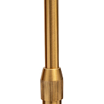 Торшер с мраморным столиком и золотым плафоном Ezio Floor Lamp варинант исполнения - 3 | Loft Concept в Самаре