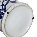 Ваза с крышкой и синим цветочным узором Blue & White Ornament  варинант исполнения - 4 | Loft Concept в Самаре