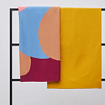 Плед из хлопка с абстрактным принтом Elysian Flow Ember варинант исполнения - 7 | Loft Concept в Самаре