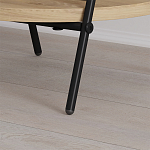 Стол приставной с 2-мя круглыми столешницами из дерева ESSEL OAK варинант исполнения - 2 | Loft Concept в Самаре