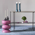 Подсвечник фигурный голубой Bright Accent 33 см варинант исполнения - 3 | Loft Concept в Самаре