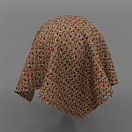 Мебельная ткань Шенилл терракотовый цвет 142 см T4-58 варинант исполнения - 10 | Loft Concept в Самаре