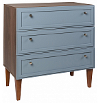 Комод серый из массива бука с 3-мя ящиками Wenge Light варинант исполнения - 1 | Loft Concept в Самаре