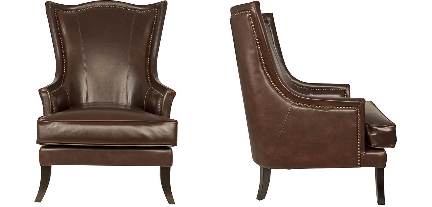 Кресло Gregoir Armchair натуральная кожа Кресло Gregoir Armchair натуральная кожа - Loft-Concept в Самаре