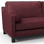 Мебельная ткань Шенилл бордовый цвет 138 см T4-38 варинант исполнения - 6 | Loft Concept в Самаре