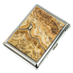 Портсигар с газовой зажигалкой из натурального камня Оникс Stone Cigarettes Cases варинант исполнения - 6 | Loft Concept в Самаре