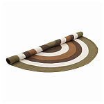 Ковер круглый из хлопка с контрастным узором Bullseye 150 варинант исполнения - 2 | Loft Concept в Самаре