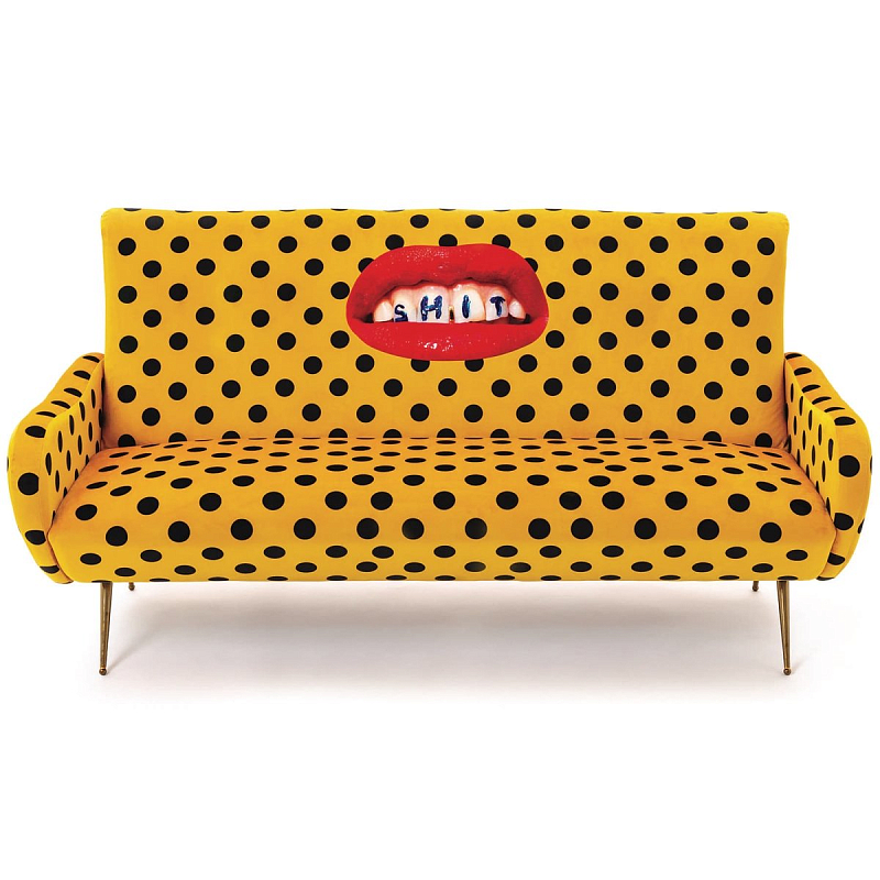 Диван Seletti Sofa Three Seater Shit Желтый Диван Seletti Sofa Three Seater Shit Желтый в Самаре | Loft Concept