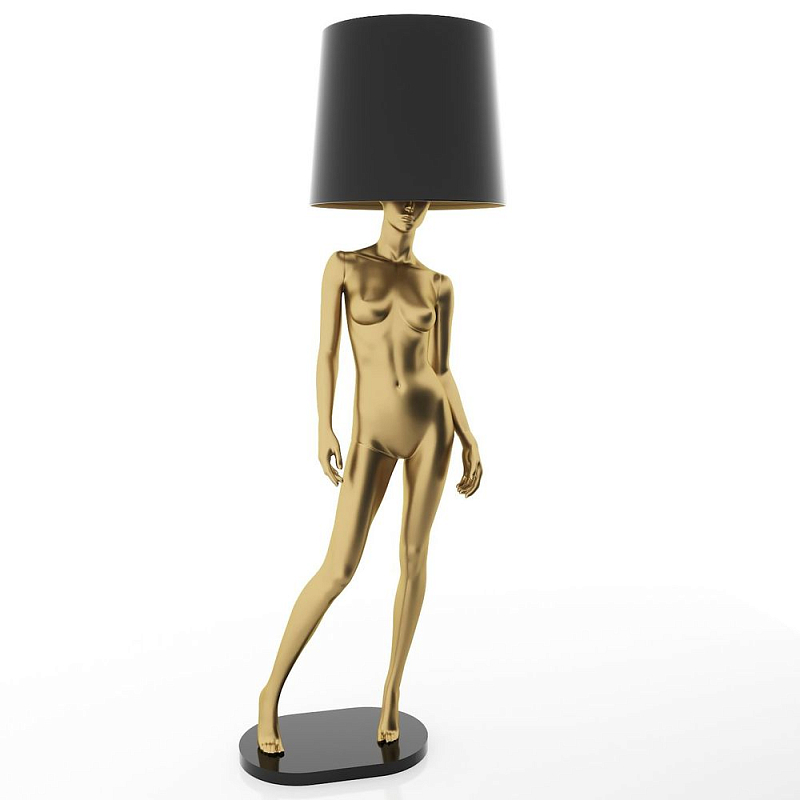 Лампа MANNEQUIN LAMP с абажуром изгибы тела Глянцевый черный Черный матовый Глянцевый белый Белый матовый Серый матовый Золотой Красный в Самаре | Loft Concept 