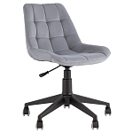 Мягкое компьютерное кресло Plushe Grey варинант исполнения - 1 | Loft Concept в Самаре