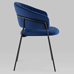 Стул в велюре синего цвета Horizon варинант исполнения - 2 | Loft Concept в Самаре