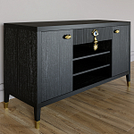 Комод-буфет Elsa Dreams Black с открытыми полками   варинант исполнения - 2 | Loft Concept в Самаре