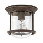 Потолочный светильник для ванных комнат со стеклянным плафоном и одной лампой Hinkley варинант исполнения - 8 | Loft Concept в Самаре