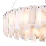 Люстра круглая декорированная натуральным камнем Stone Interior Accent варинант исполнения - 3 | Loft Concept в Самаре